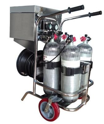 購入 長管トロッリー搭載呼吸器SCBA 6.8L 移動式車輪車付き online manufacture