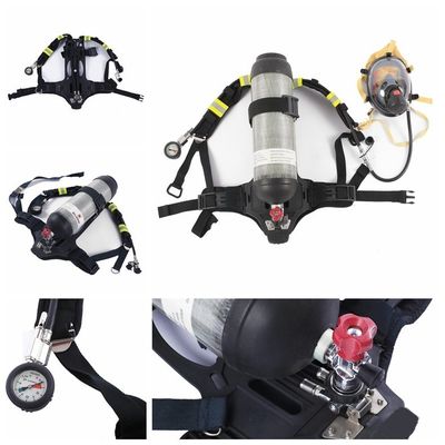 購入 炭酸繊維のシリンダーを持つ消防士6L正圧装置 online manufacture